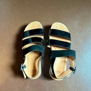 UGG Black Platform sandals